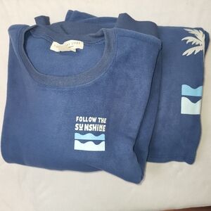 Saltwater LUXE  Fleece Sweatshirt And Pants Set‎ Women's Size XXL (2 PC)